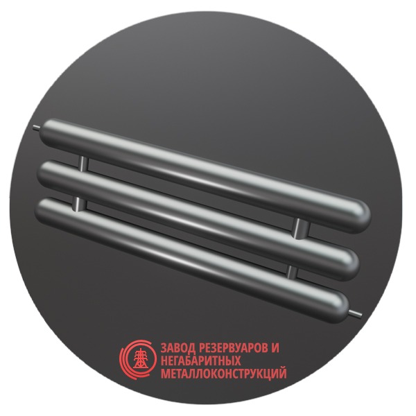 Регистры отопления трехрядные РСЭ-3x114x4.0-9000 мм