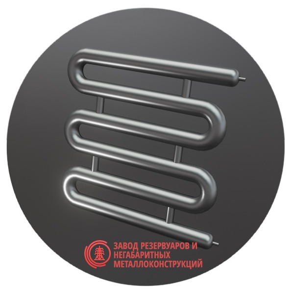 Регистры отопления шестирядные РЗЭ-6x114x4.0-11000 мм