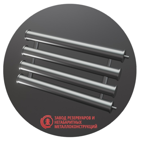 Регистры отопления четырехрядные РСП-4x89x3.0-9000 мм