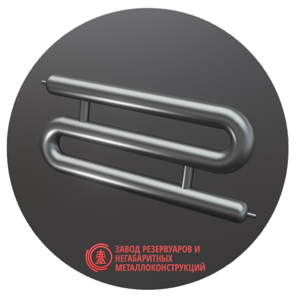 Регистры отопления трехрядные РЗЭ-3x76x2.5-3000 мм