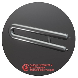 Регистры отопления двухрядные РЗЭ-2x219x5.0-1000 мм