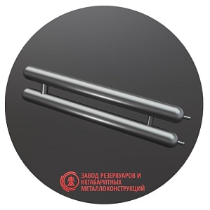 Регистры отопления двухрядные РСЭ-2x159x4.0-1000 мм